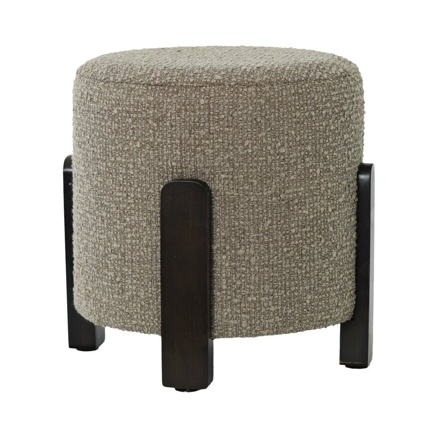 Sindig WEST Puff Ø42 cm i Brun