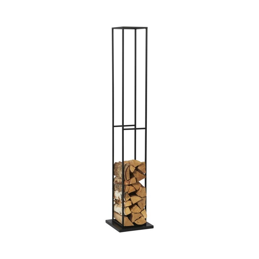 WOOD Vedstativ H:180 cm i Svart