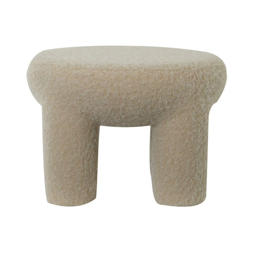 Sindig YOUNG Puff Ø54 cm i Hvit