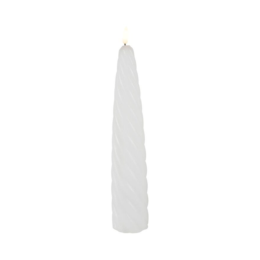 Lun AINA Kubbelys LED H35 cm i Hvit
