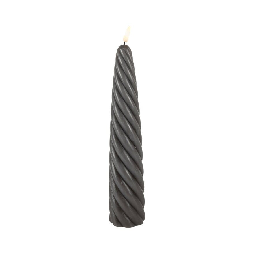 Lun AINA Kubbelys LED H35 cm i Grå