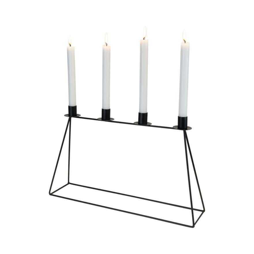 Sindig ALVER Adventsstake 38x10 cm i Svart