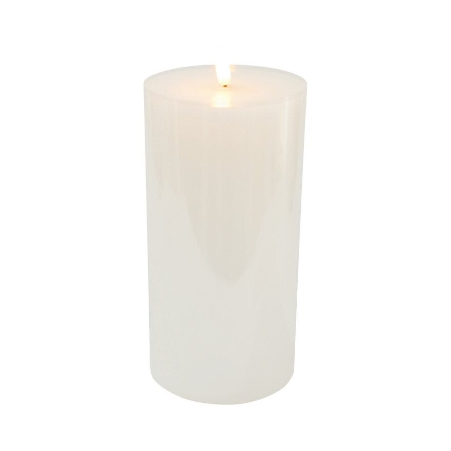 Lun ARIANA Kubbelys LED H20 cm i Hvit