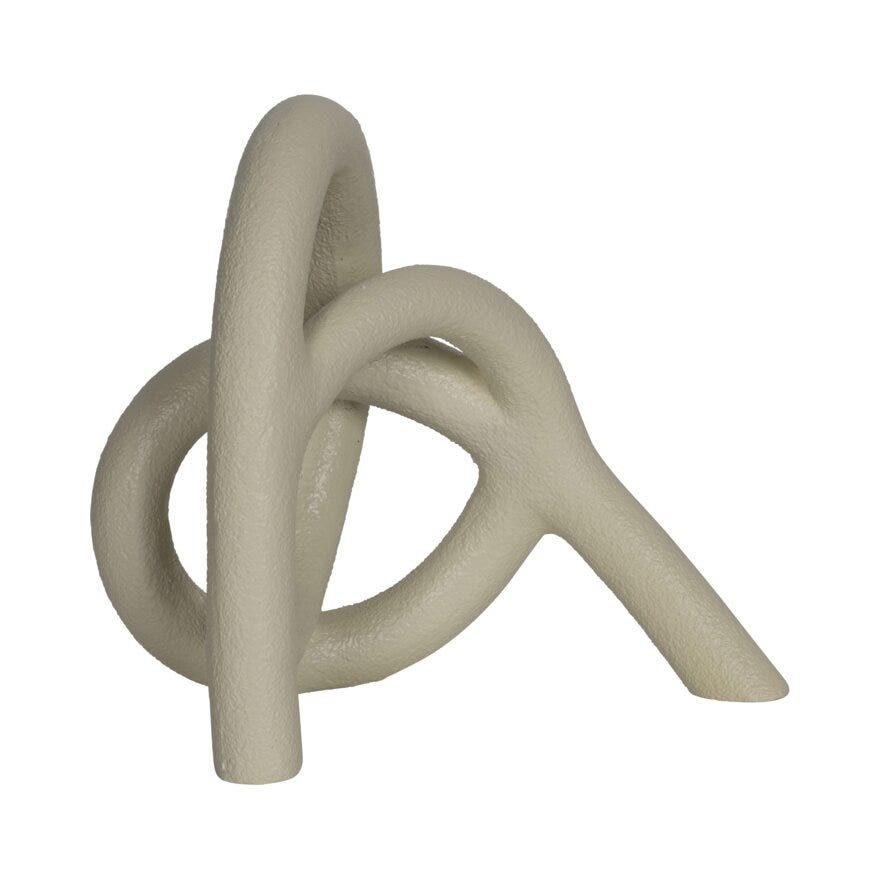Sindig AWE Dekorfigur 9x15.7 cm i Beige/natur