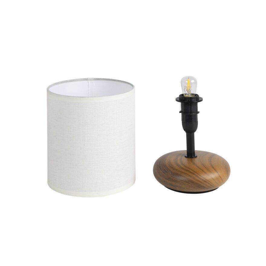 Sindig BECK Bordlampe H24 cm i Beige/natur