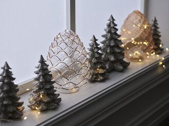 Ly BRE Julelys dekorasjon H21 cm i Klar