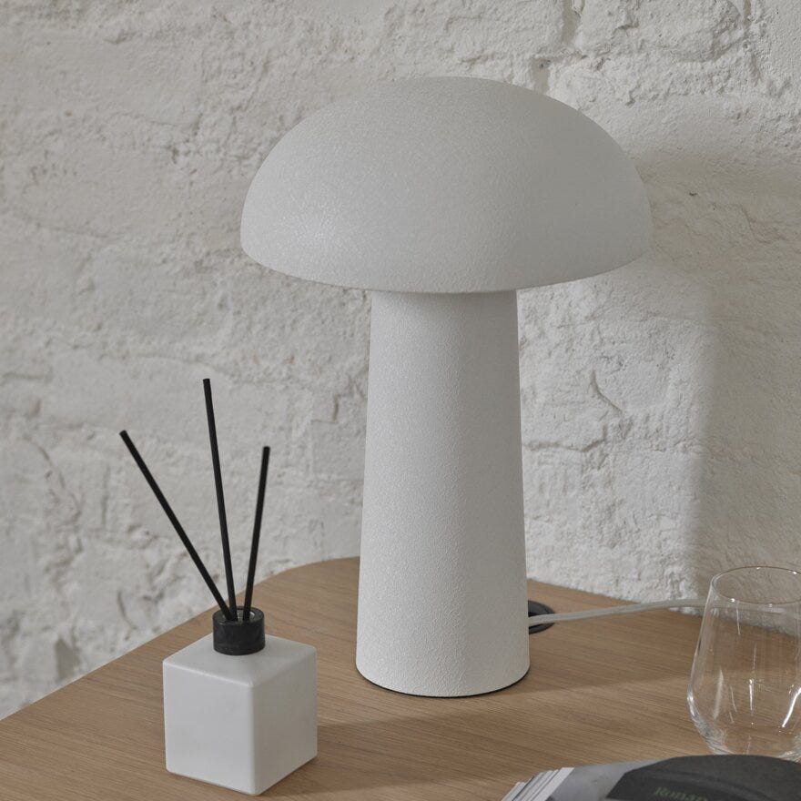 Sindig BROX Bordlampe H38 cm i Hvit