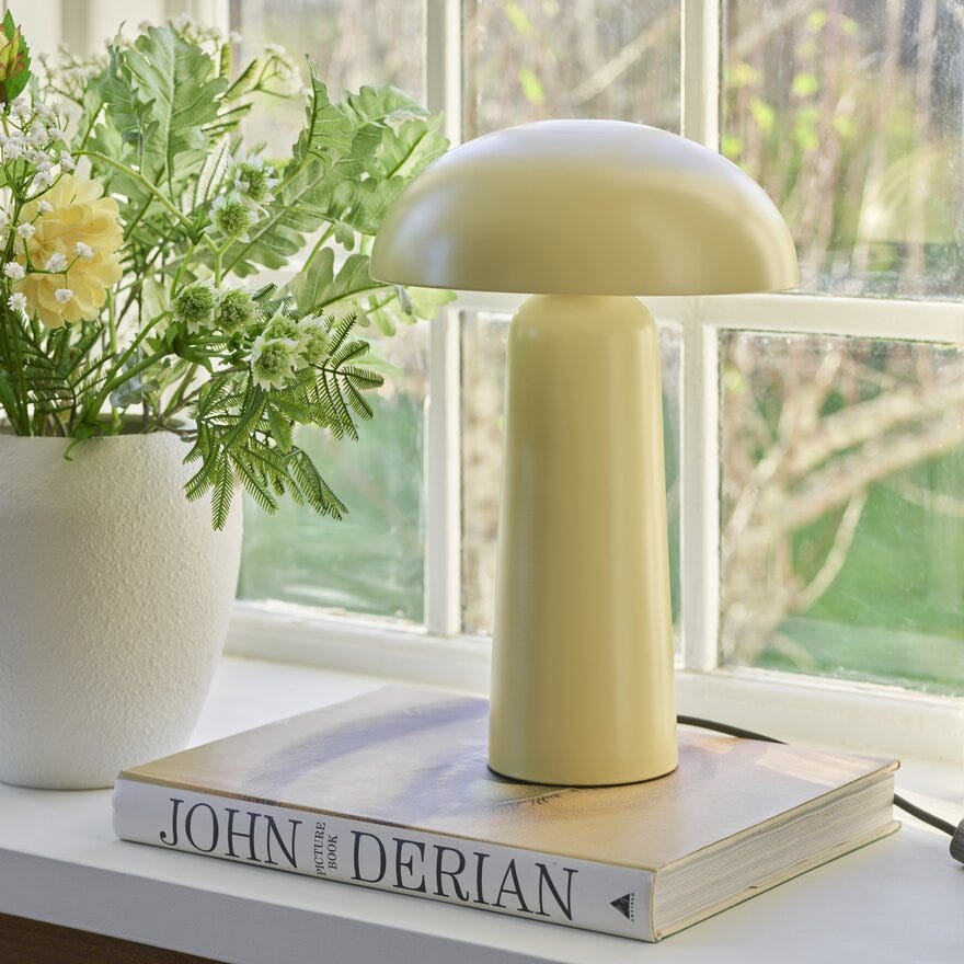 Sindig BROX Bordlampe H38 cm i Gul