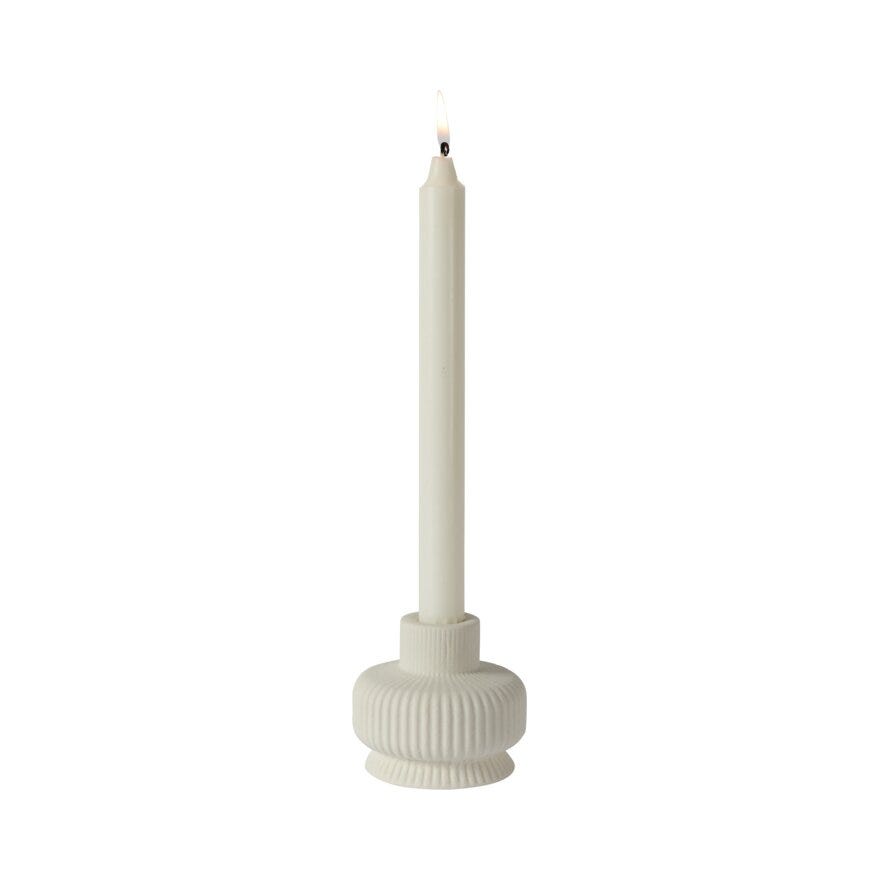 Sindig CARRA Lysestake H7.5 cm i Hvit