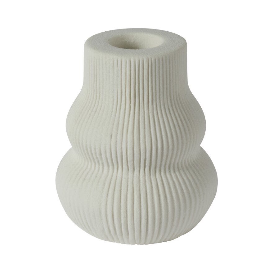 Sindig CARRA Lysestake H8.2 cm i Hvit