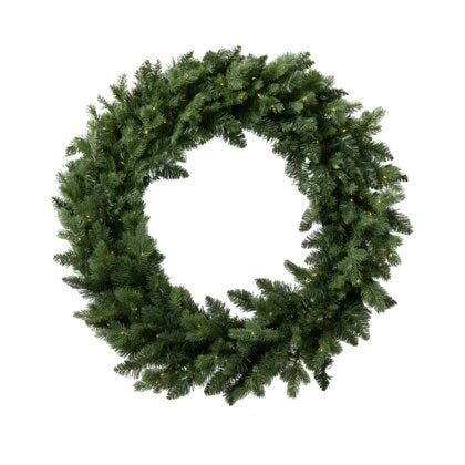 Ly CREAN Julekrans med lys Ø80 cm i Grønn