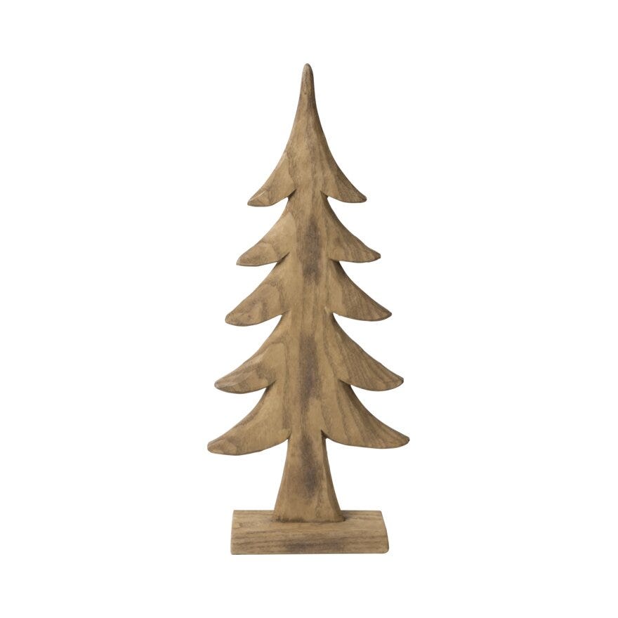 Sindig DARA Dekortre H40 cm i Beige/natur