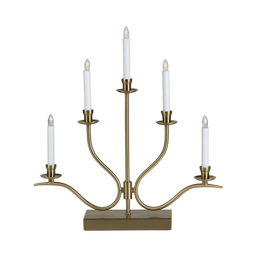 Ly DART Adventsstake 44x8H48 cm i Gull