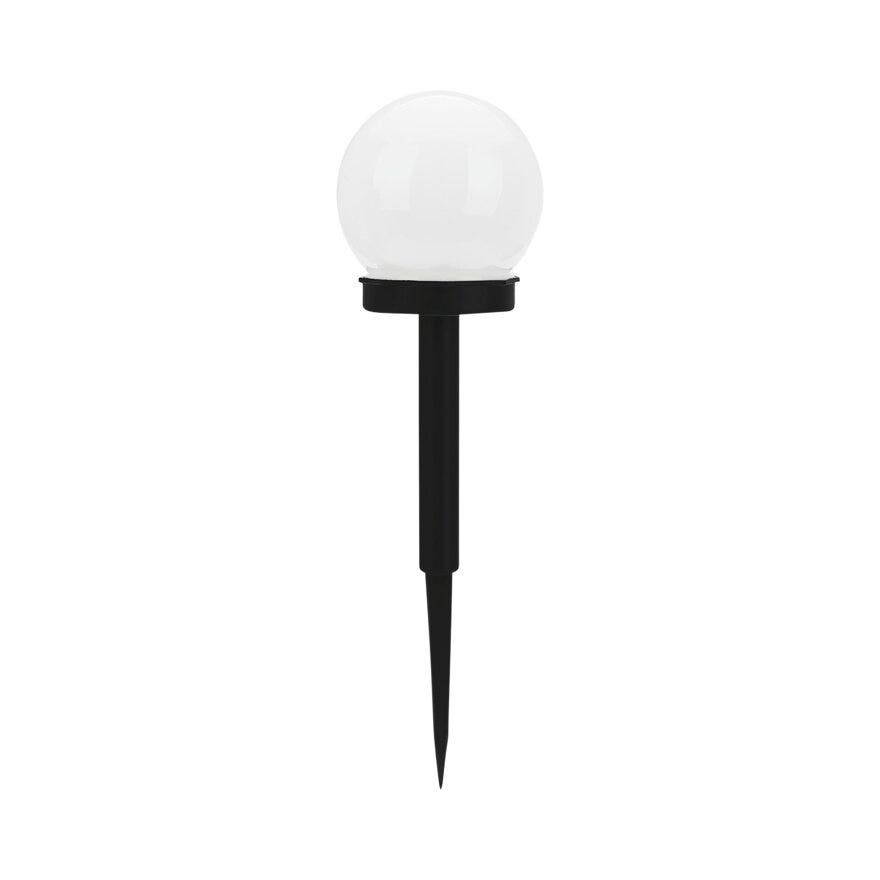 DEKA Solcellelampe Ø10 cm i Svart