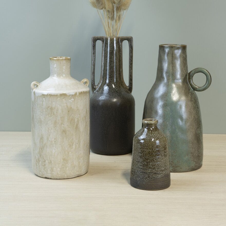 Sindig ELLE Vase H28 cm i Grønn