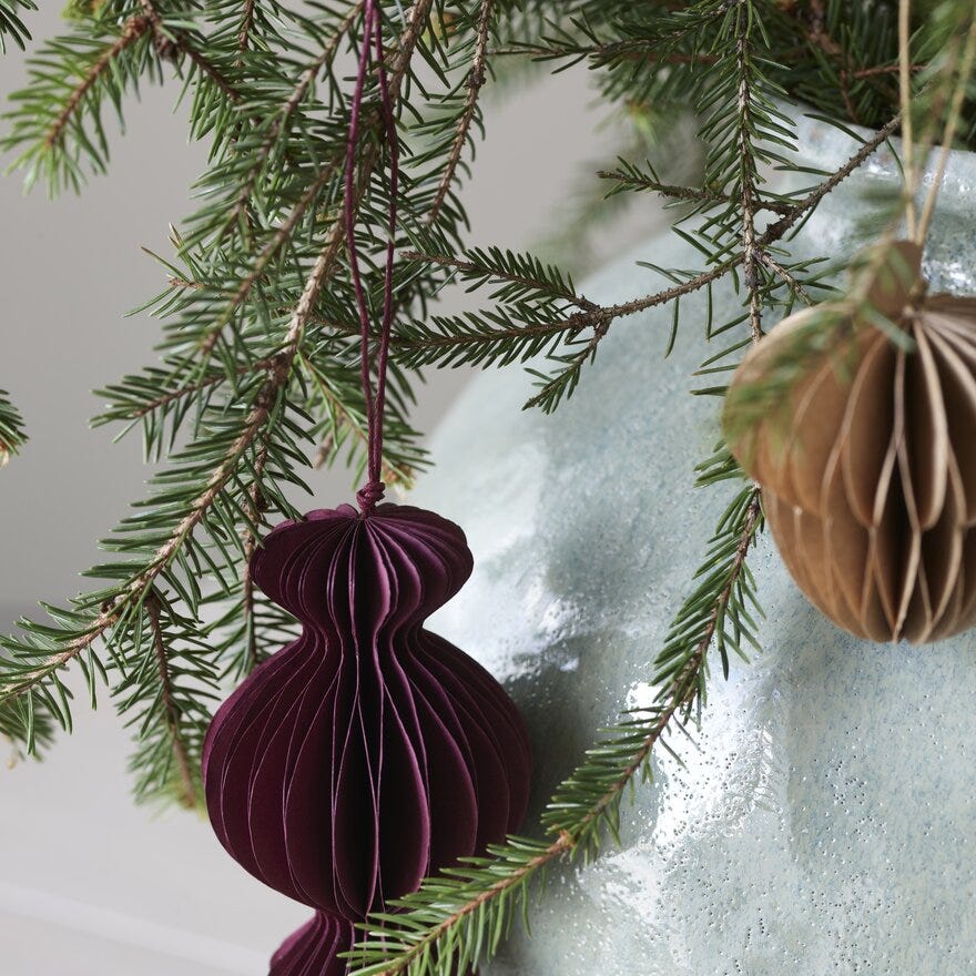 Sindig ENDINE Juletrepynt Ø6 cm i Rød