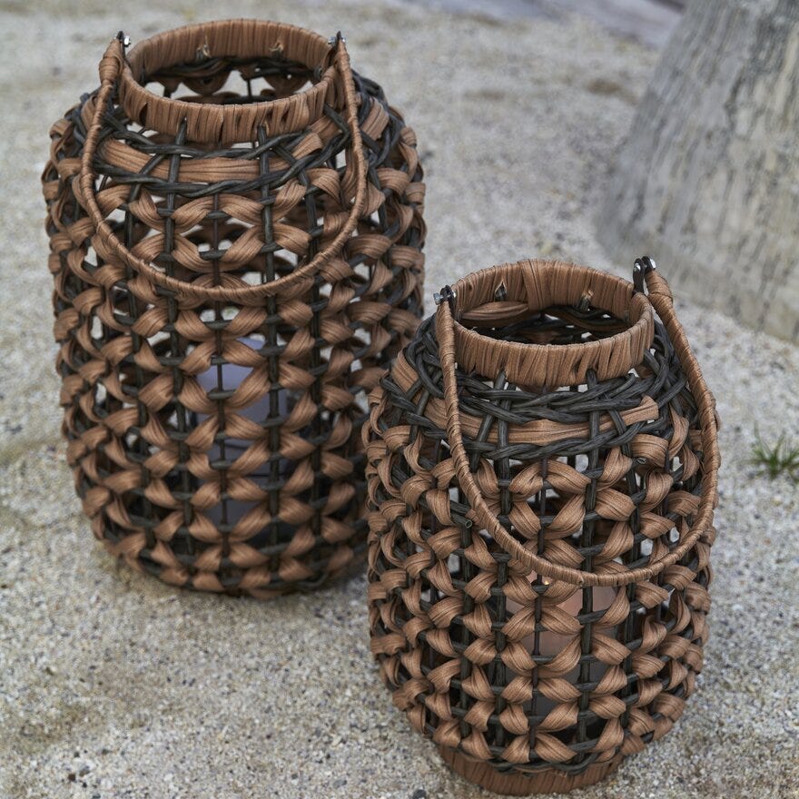 Sindig ERCO Lykt H33 cm i Beige/natur
