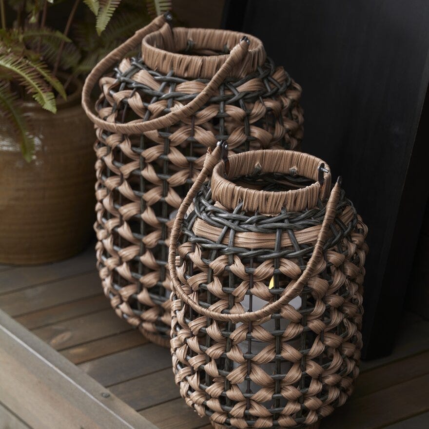 Sindig ERCO Lykt H40 cm i Beige/natur