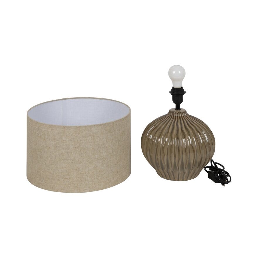 Sindig FABRIS Bordlampe H48 cm i Brun