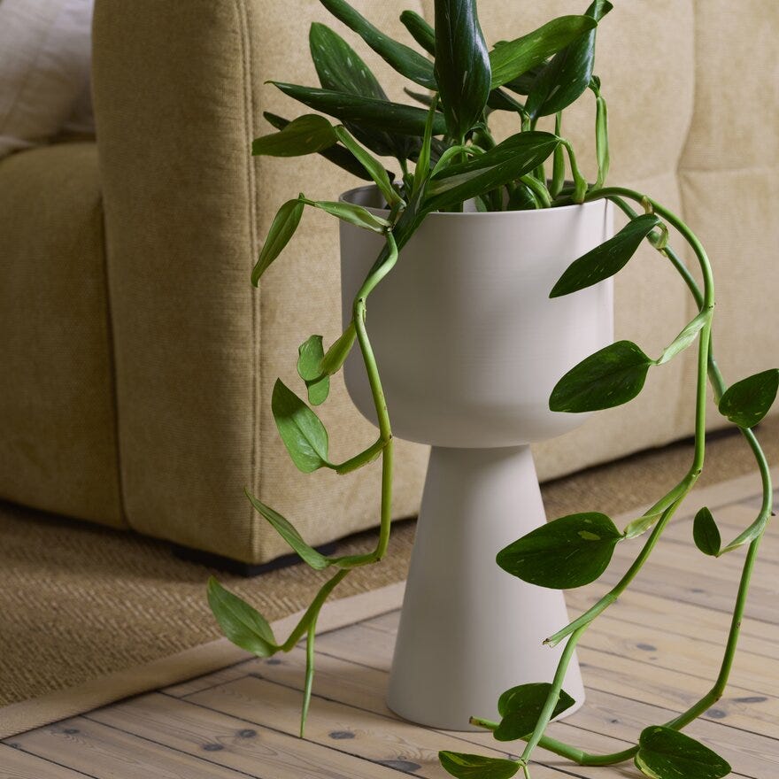 Sindig FEREN Pidestall H46 cm i Beige/natur