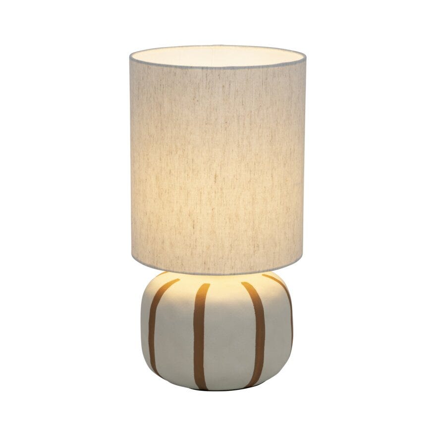 Sindig FERRO Bordlampe H43 cm i Beige/natur