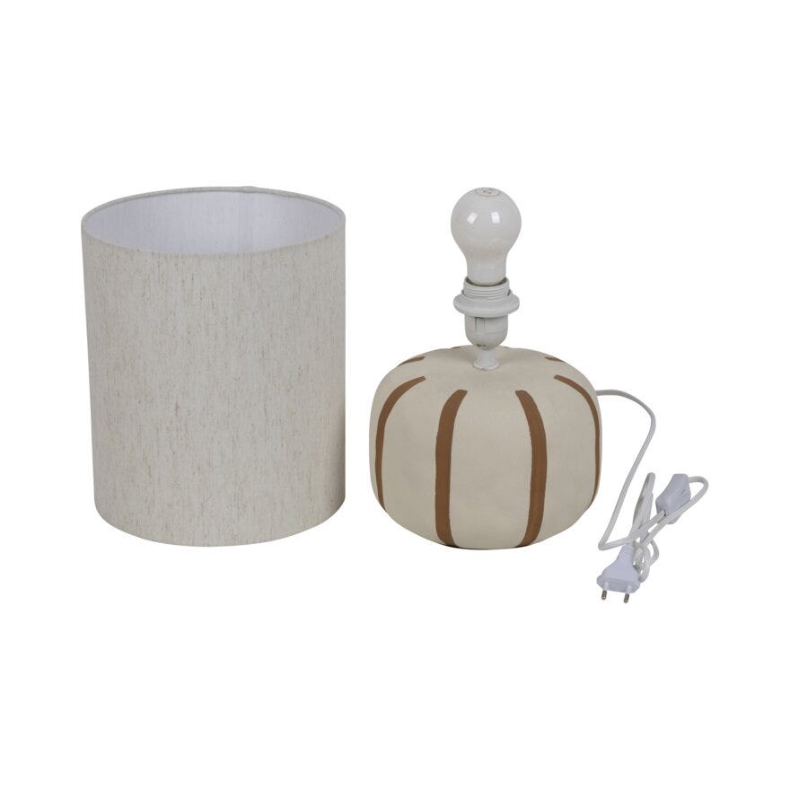 Sindig FERRO Bordlampe H43 cm i Beige/natur