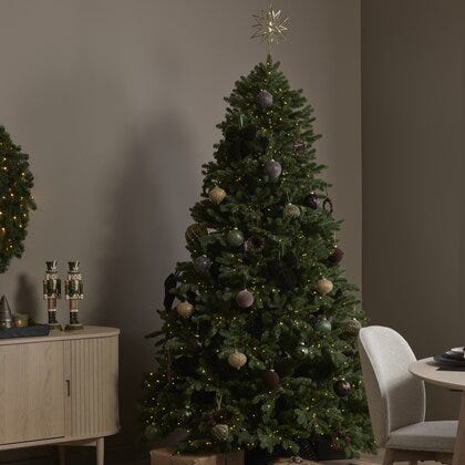 Fjellvik juletre med lys H210