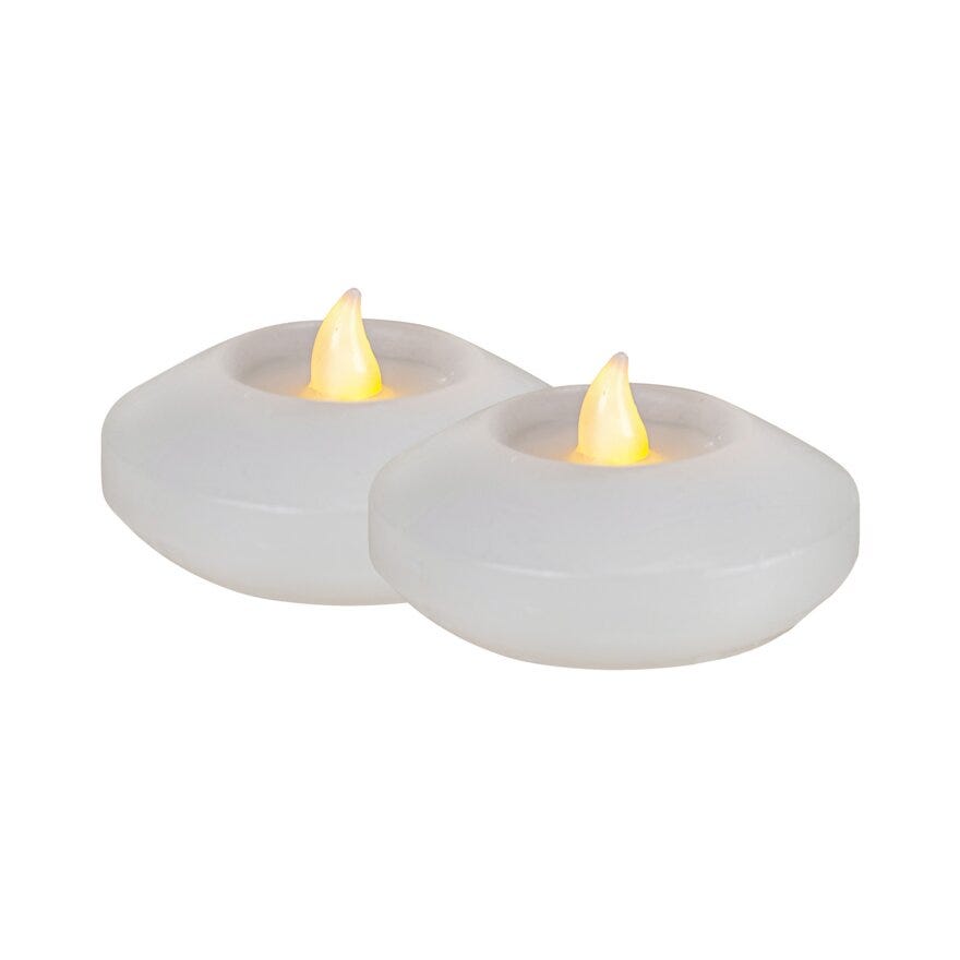 Ly Flyt hvit led telys H5.2