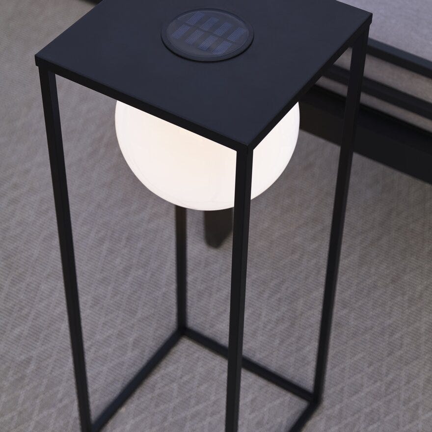FOX Solcellelampe H68 cm i Svart