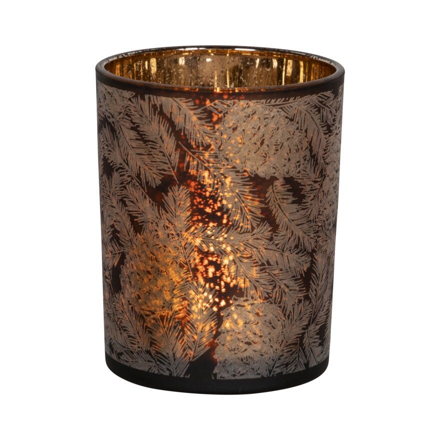 Sindig FREID Julelysholder H12.5 cm i Brun