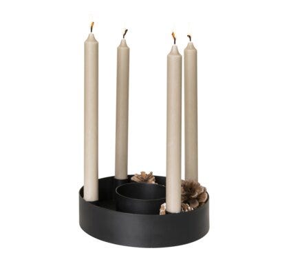 Sindig Gabrielle svart adventsstake