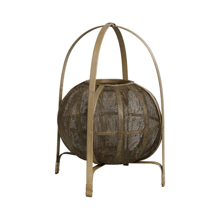 Sindig GARIN Lykt H47 cm i Beige/natur