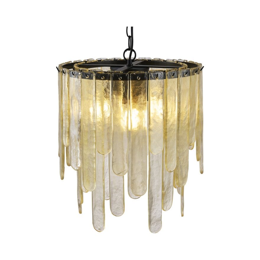 Sindig GELLI Lysekrone Ø40 cm i Beige/natur