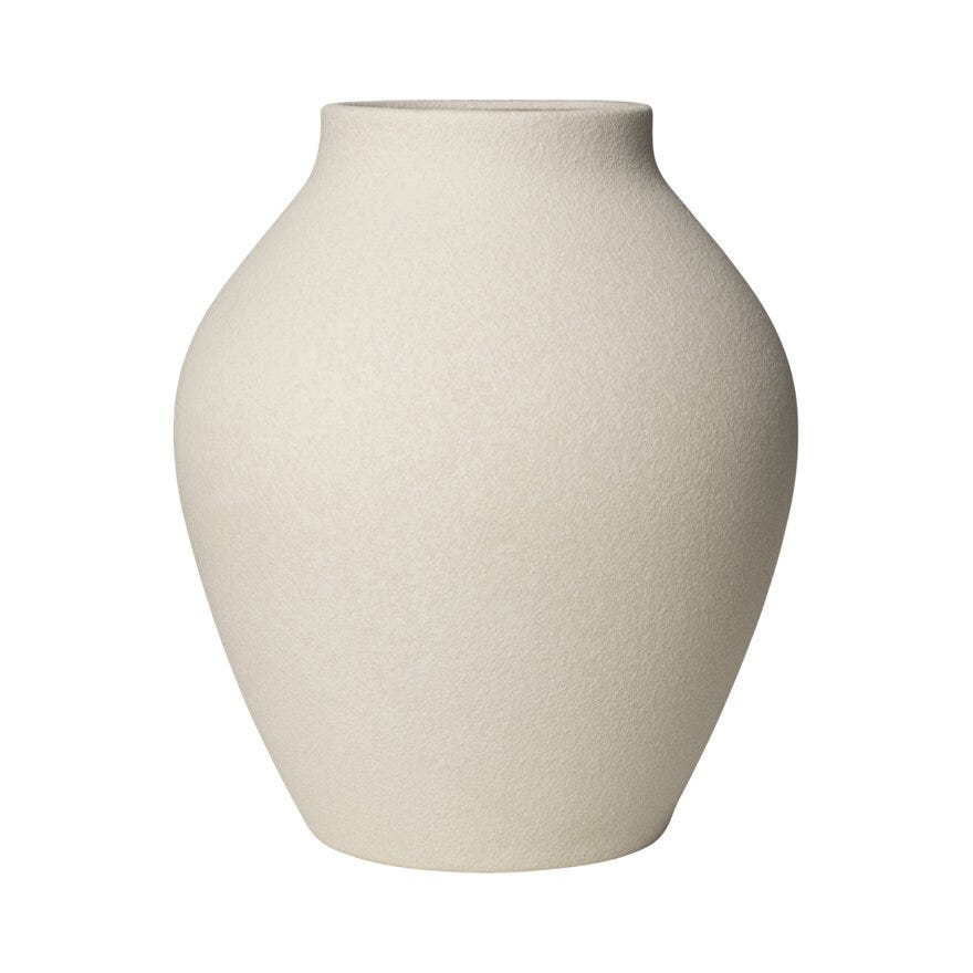 Sindig GILLI Vase H27.5 cm i Beige/natur