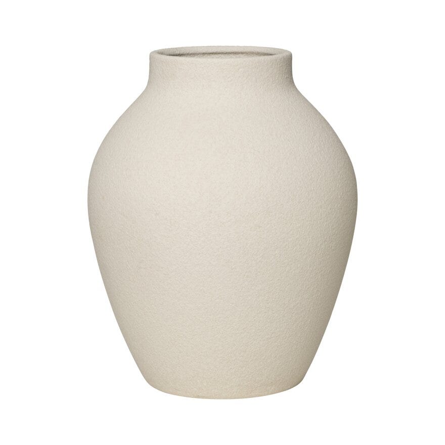 Sindig GILLI Vase H22 cm i Beige/natur