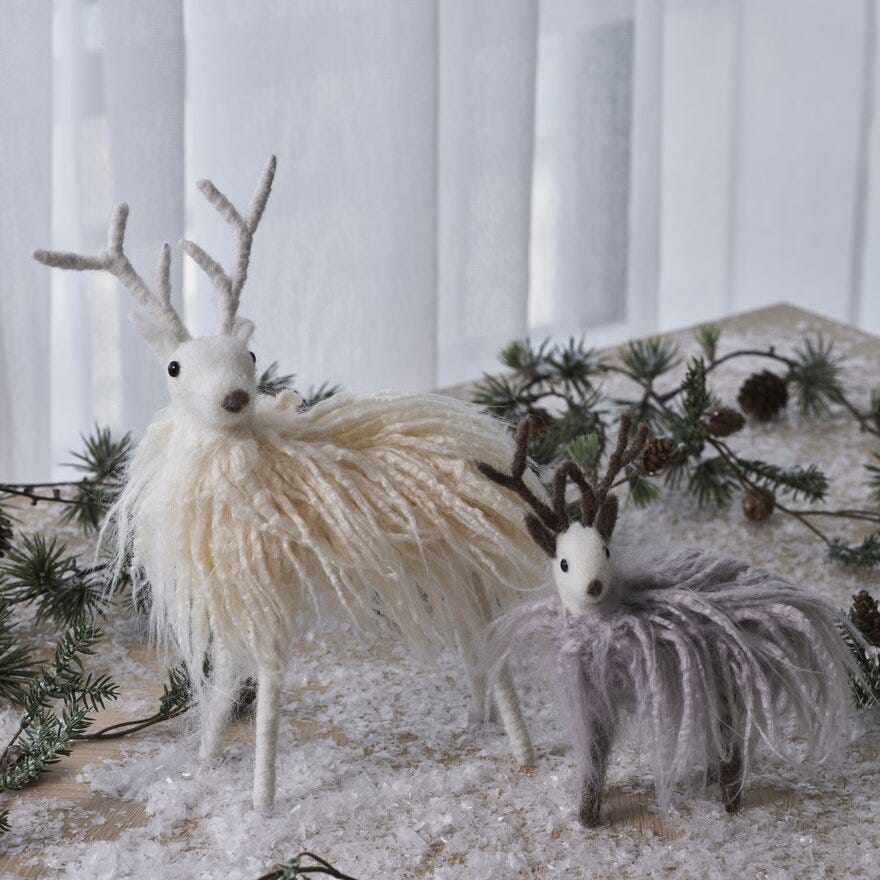 Sindig HØGNI Julepynt 7x14 cm i Grå