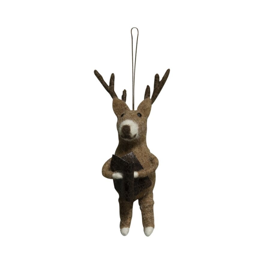 Sindig HILBERT Juletrepynt 6x6 cm i Brun