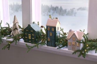 Sindig HOOD Lyshus H20.8 cm i Grønn