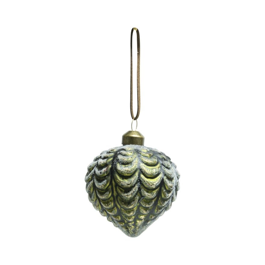 Sindig INDIRA Julekule 8x8 cm i Grønn
