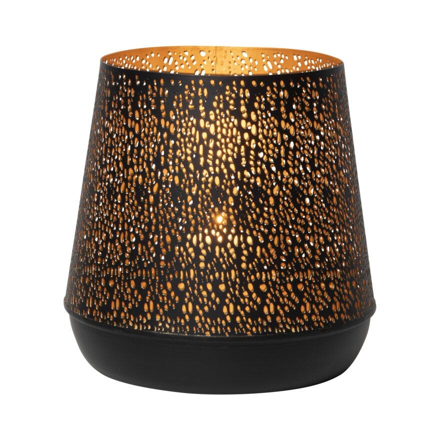 Sindig JAI Telysholder H27 cm i Svart