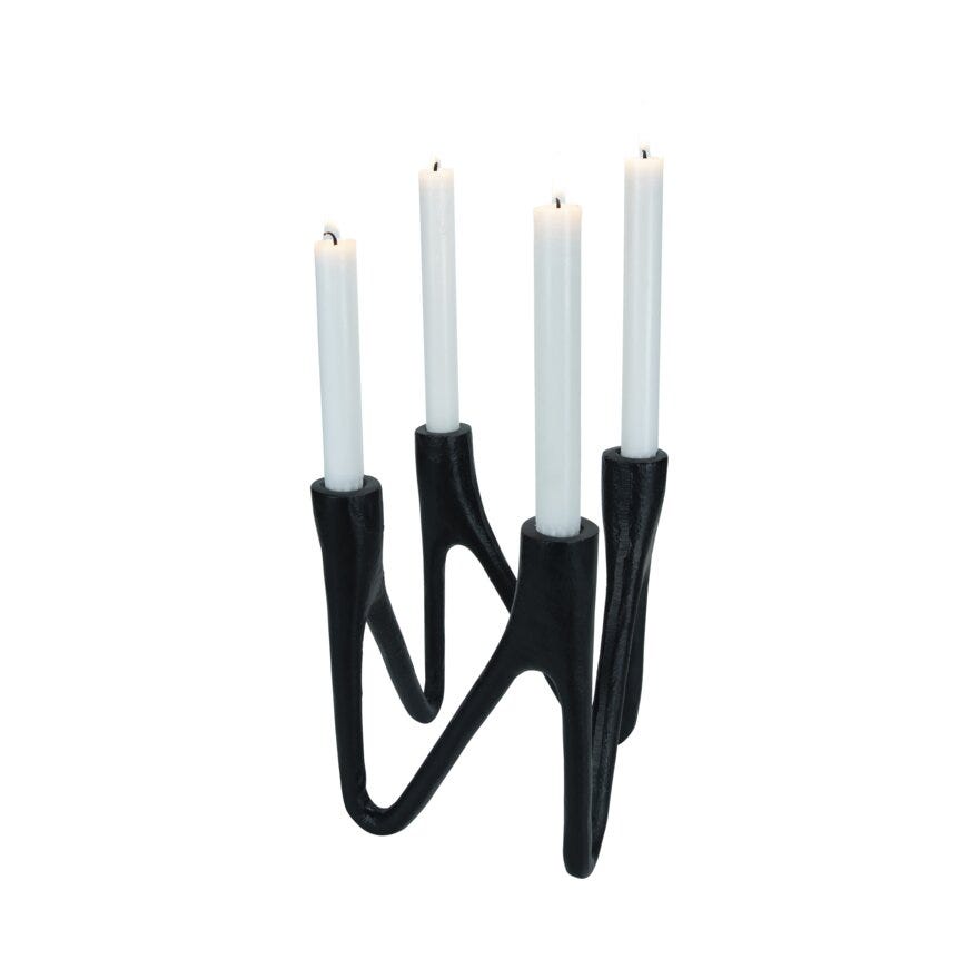 JORI Lysestake H20 cm i Svart