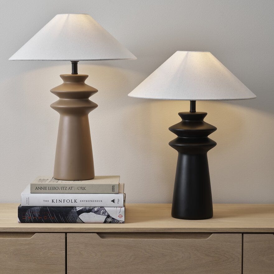 Sindig LASO Bordlampe H47.5 cm i Brun