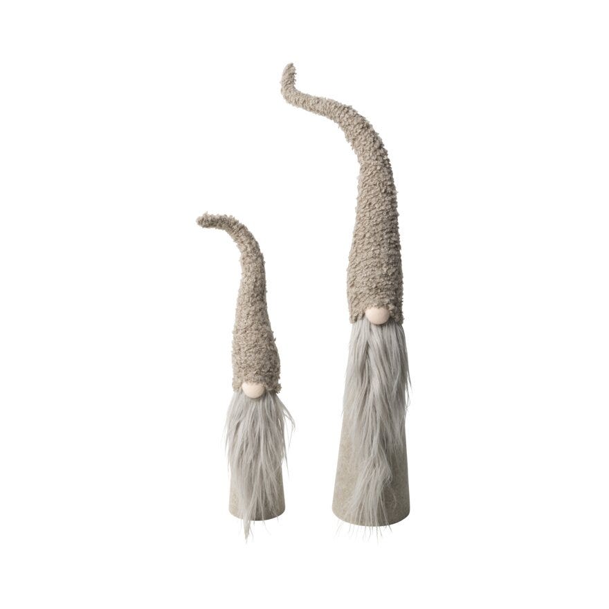 Sindig LAURITS Julenisse H50 cm i Beige/natur