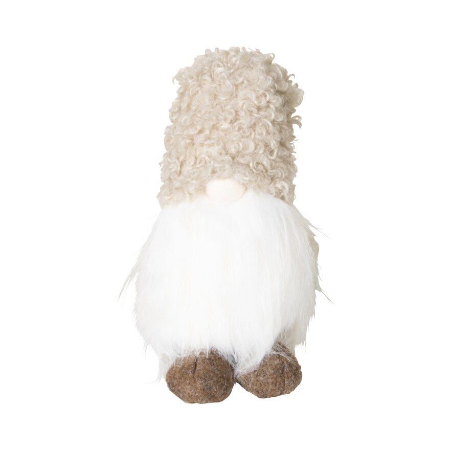 Sindig LENNI Julenisse H16 cm i Beige/natur