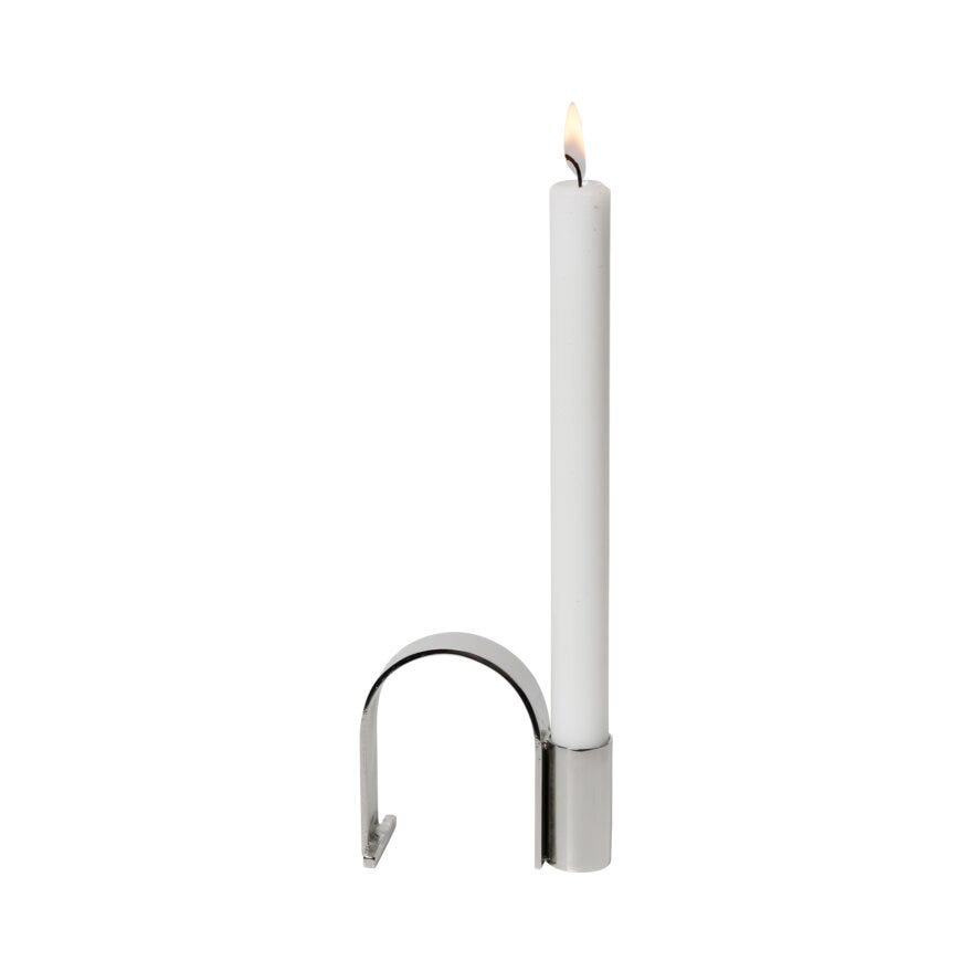 Sindig LOCHAN Lysestake H10 cm i Sølv