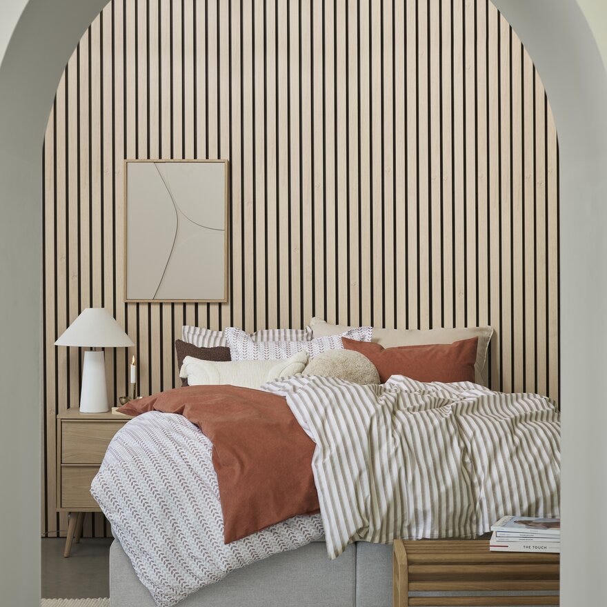 Sindig NEA Sengesett 140x220 cm i Beige/natur
