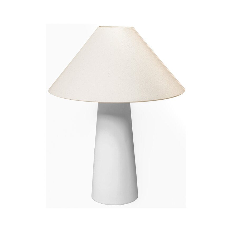 Sindig LOMI Bordlampe H50 cm i Hvit
