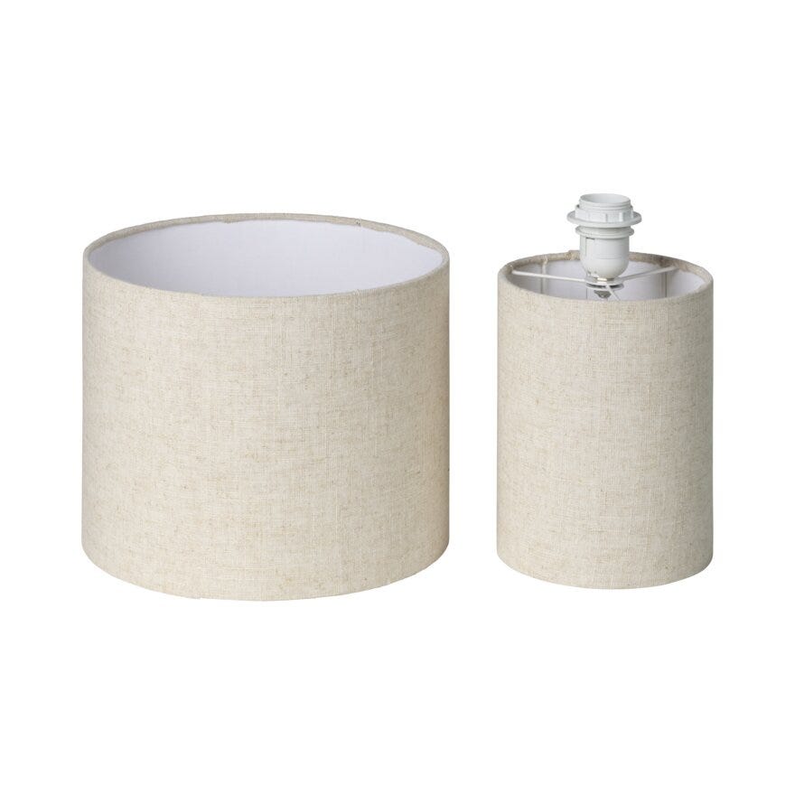Sindig LUND Bordlampe H43 cm i Beige/natur
