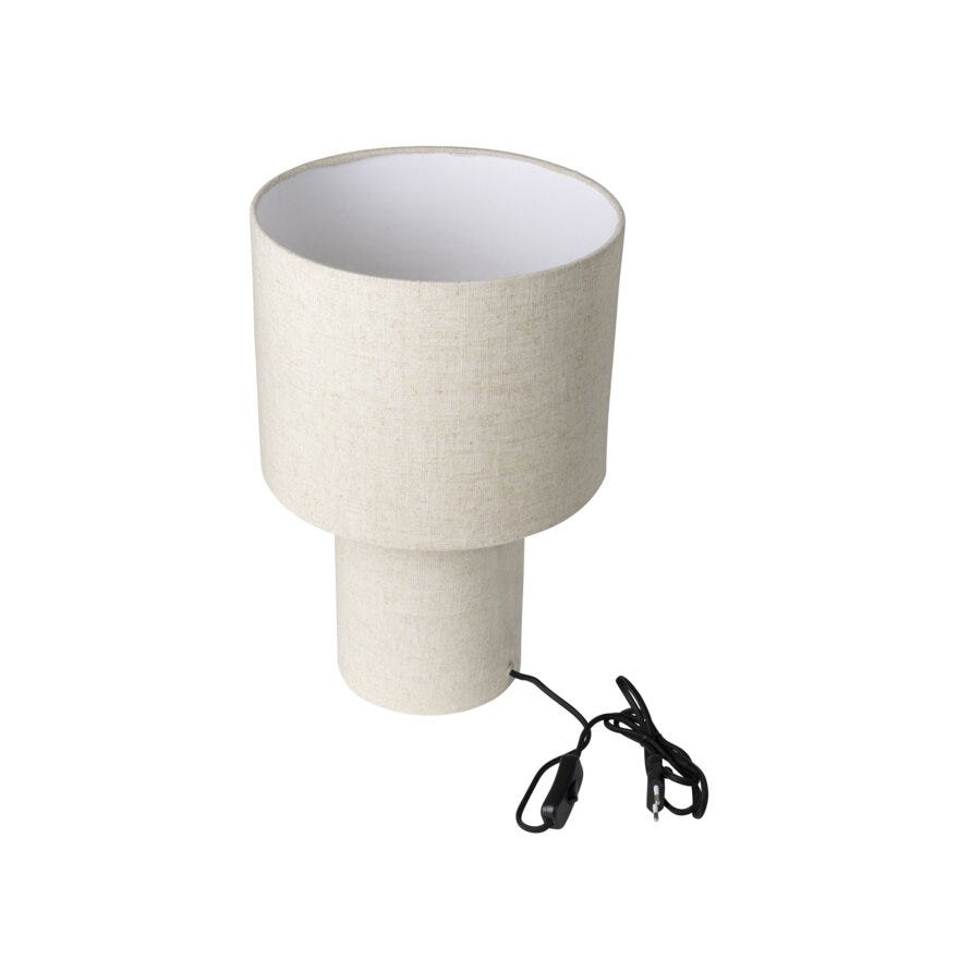 Sindig LUND Bordlampe H43 cm i Beige/natur