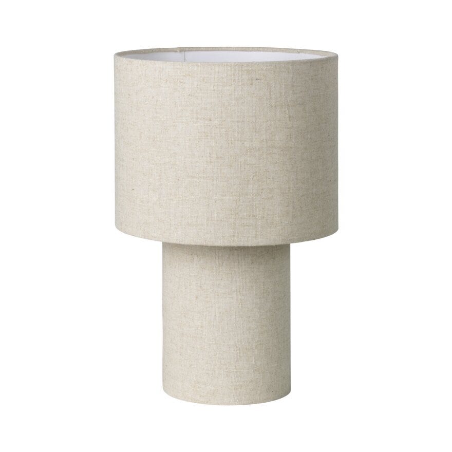 Sindig LUND Bordlampe H43 cm i Beige/natur